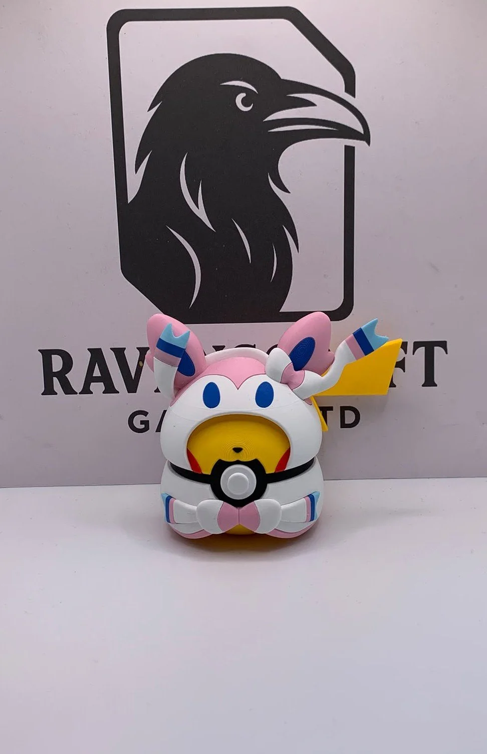 Pikachu Sylveon Poncho  Character Ball | 3D Printed Display Collectable