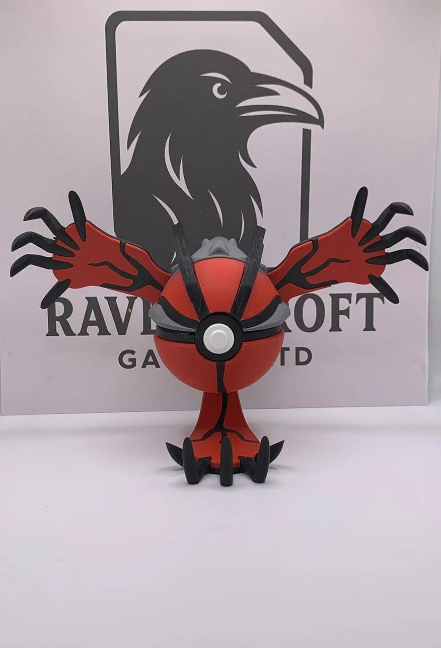 Yveltal  Character Ball | 3D Printed Display Collectable