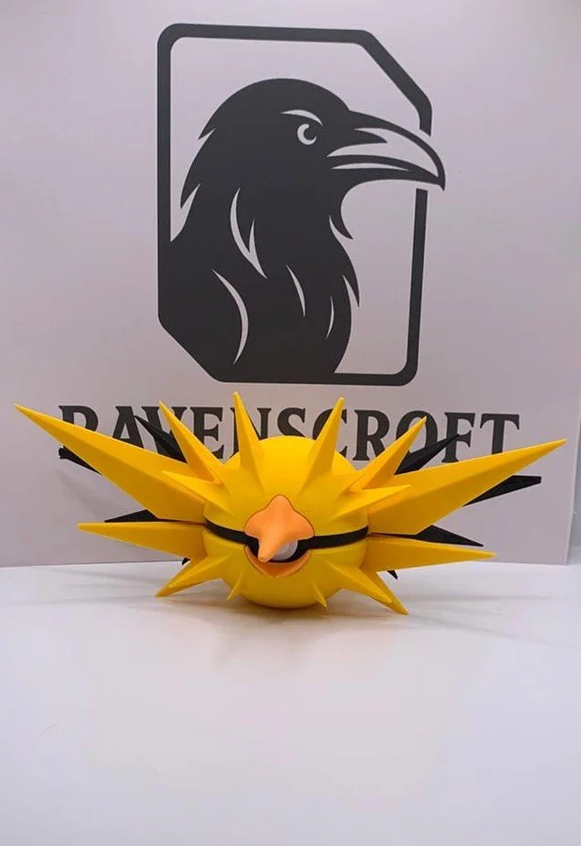 Zapdos Character Ball | 3D Printed Display Collectable