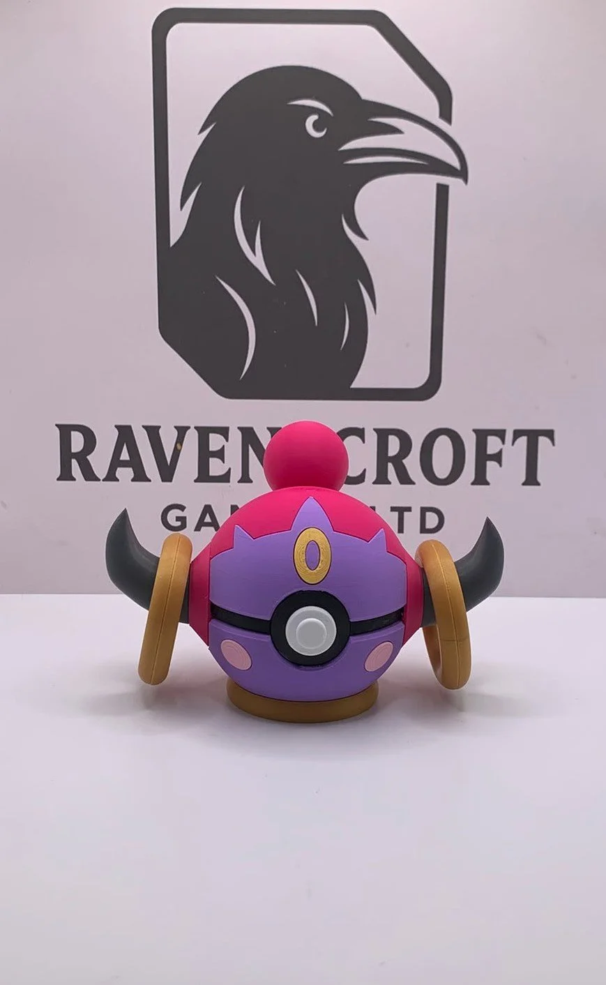Hoopa  Character Ball | 3D Printed Display Collectable