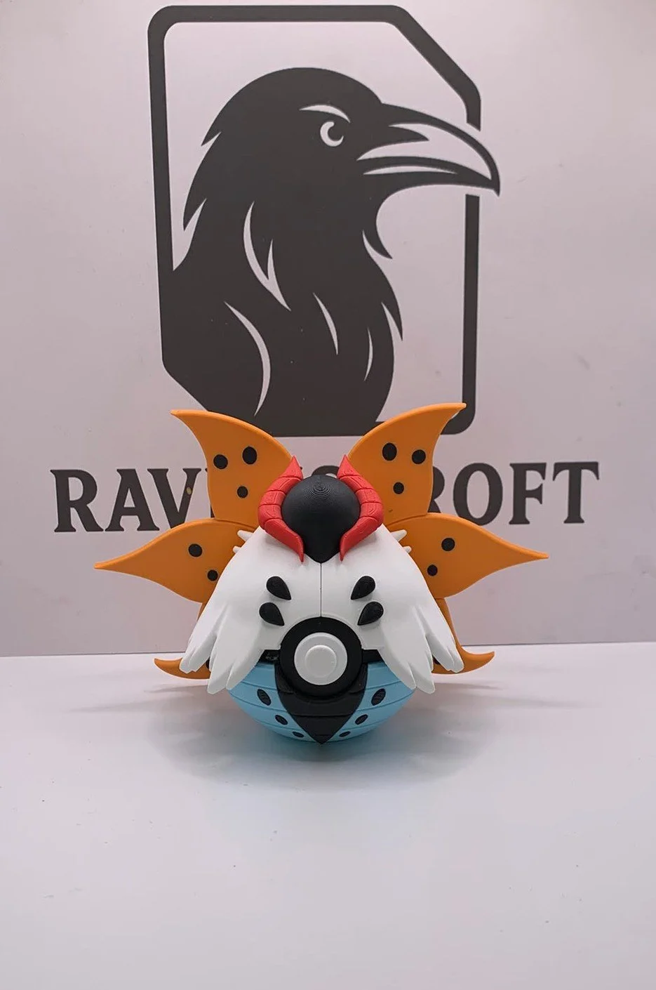 Volcarona  Character Ball | 3D Printed Display Collectable