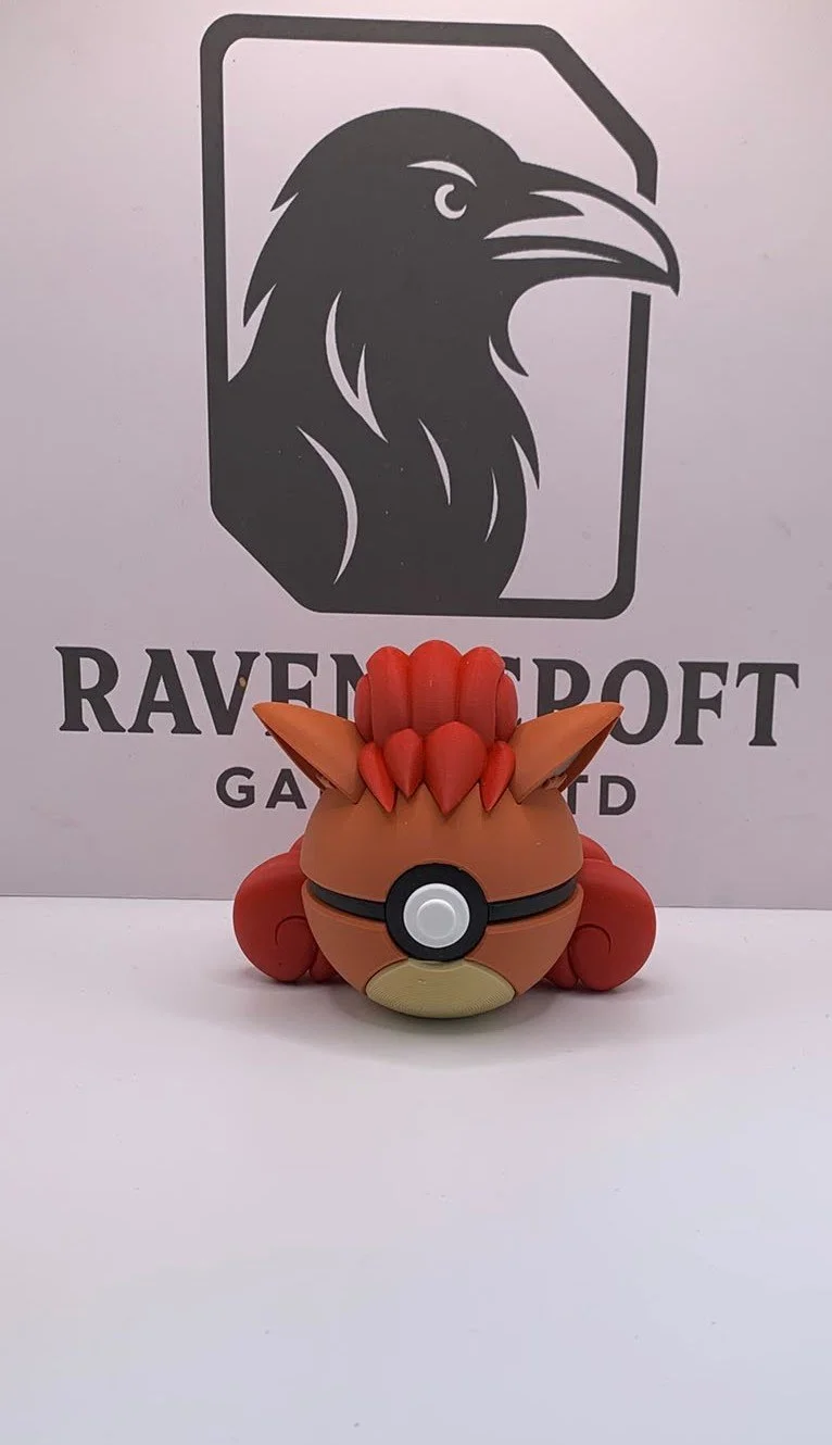 Vulpix Character Ball | 3D Printed Display Collectable