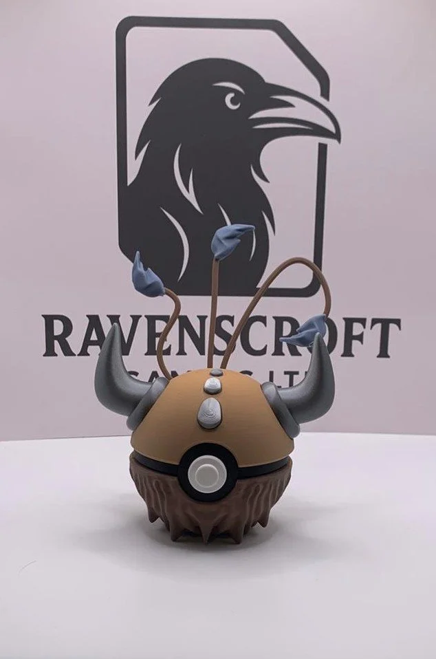 Tauros Character Ball | 3D Printed Display Collectable
