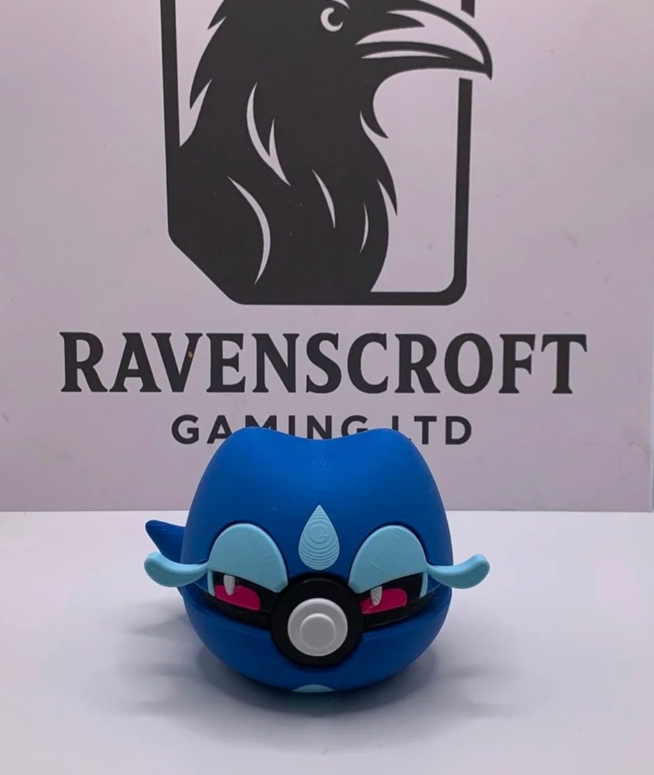 Gecqua Character Ball | 3D Printed Display Collectable
