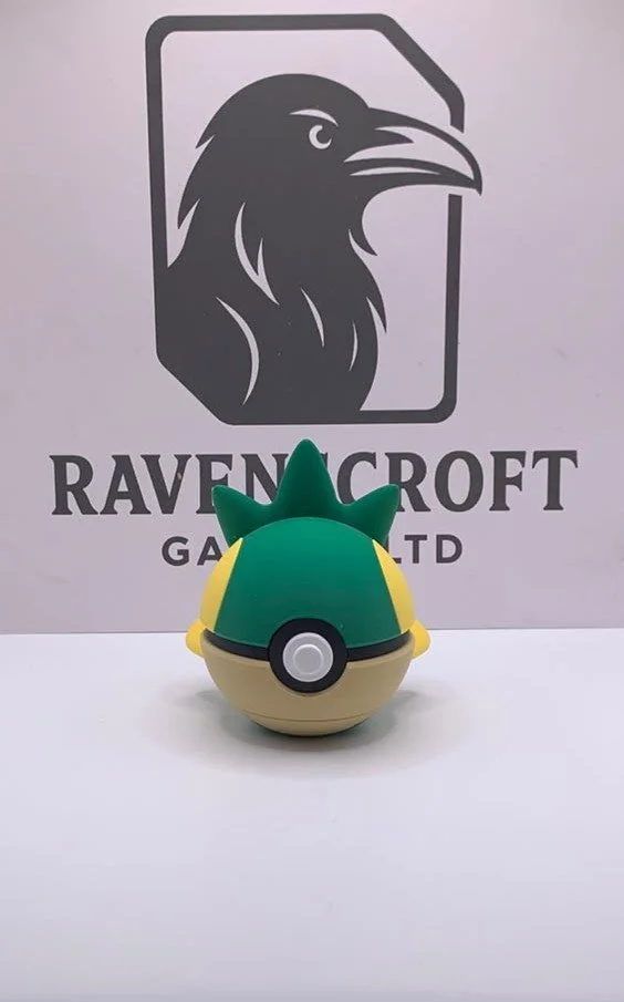 Snivy  Character Ball | 3D Printed Display Collectable