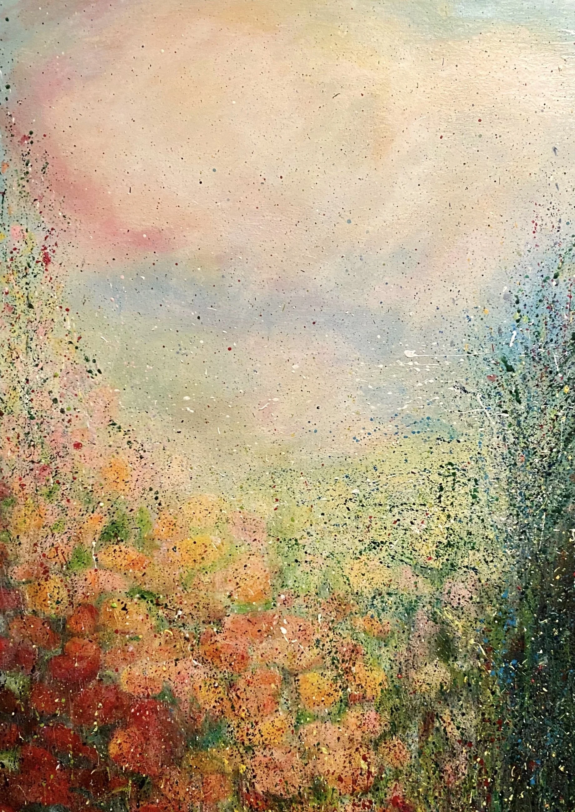 Frühlingsbote | 50 x 60 cm | Acrylfarbe auf Leinwand