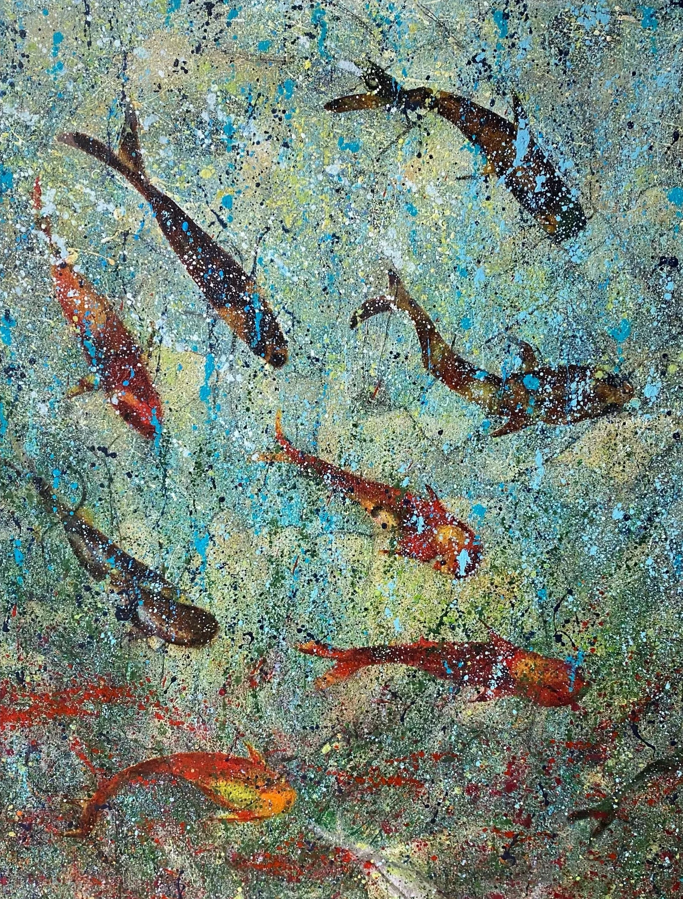 Plastic Chair | 50 x 60 cm | Acrylfarbe auf Leinwand