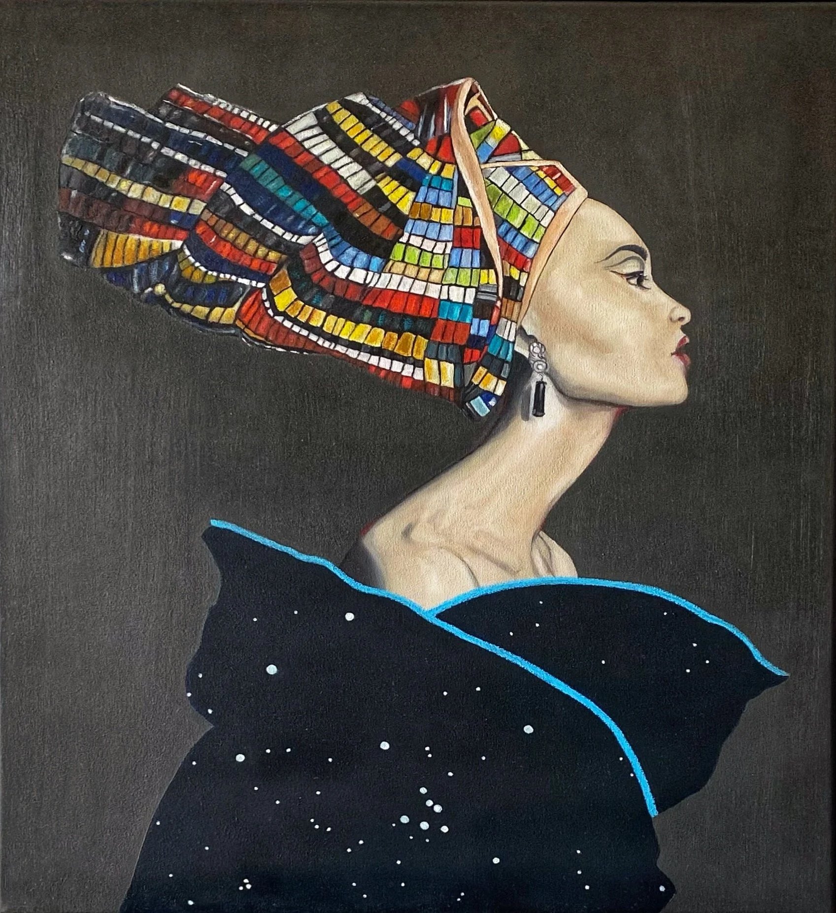 Gamma Tauri | 50 x 60 cm | Ölfarbe auf Leinwand