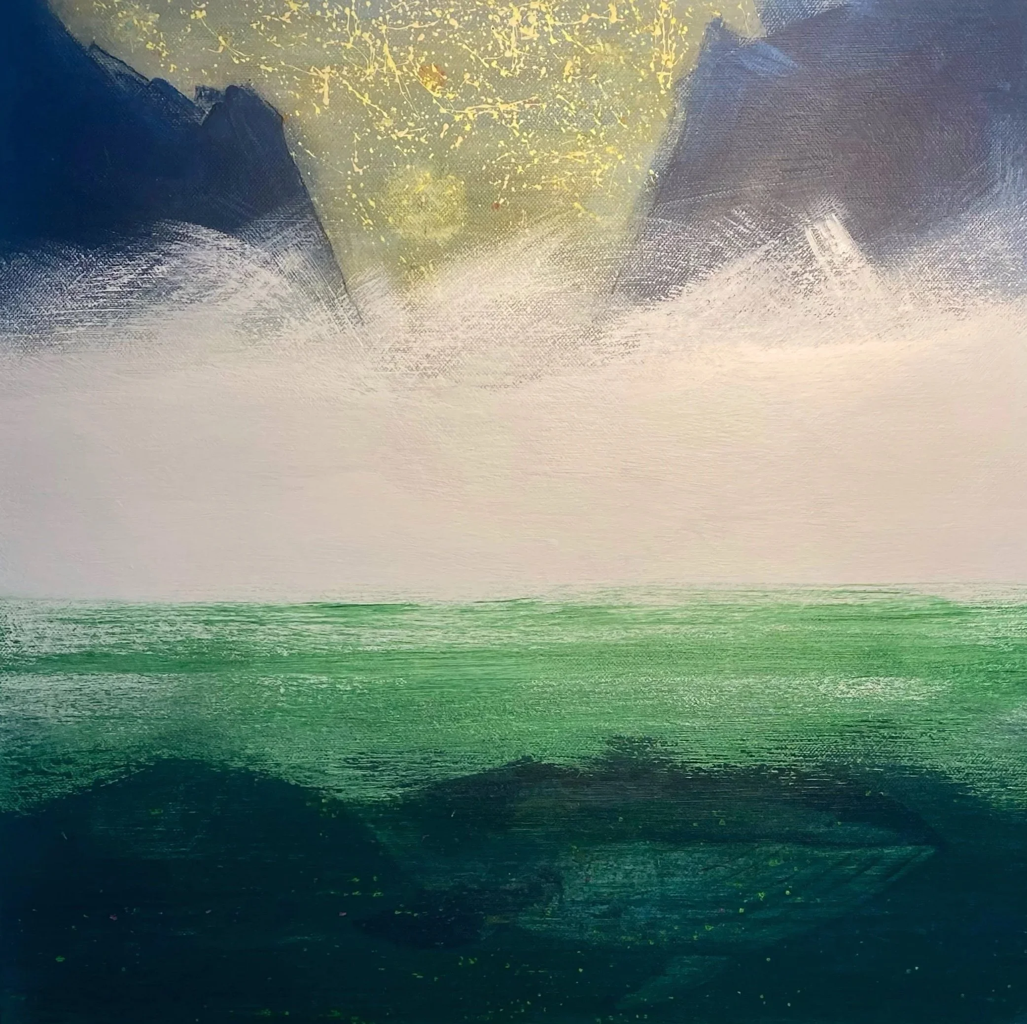 Holy Silence | 40 x 40 cm | Acrylfarbe auf Leinwand