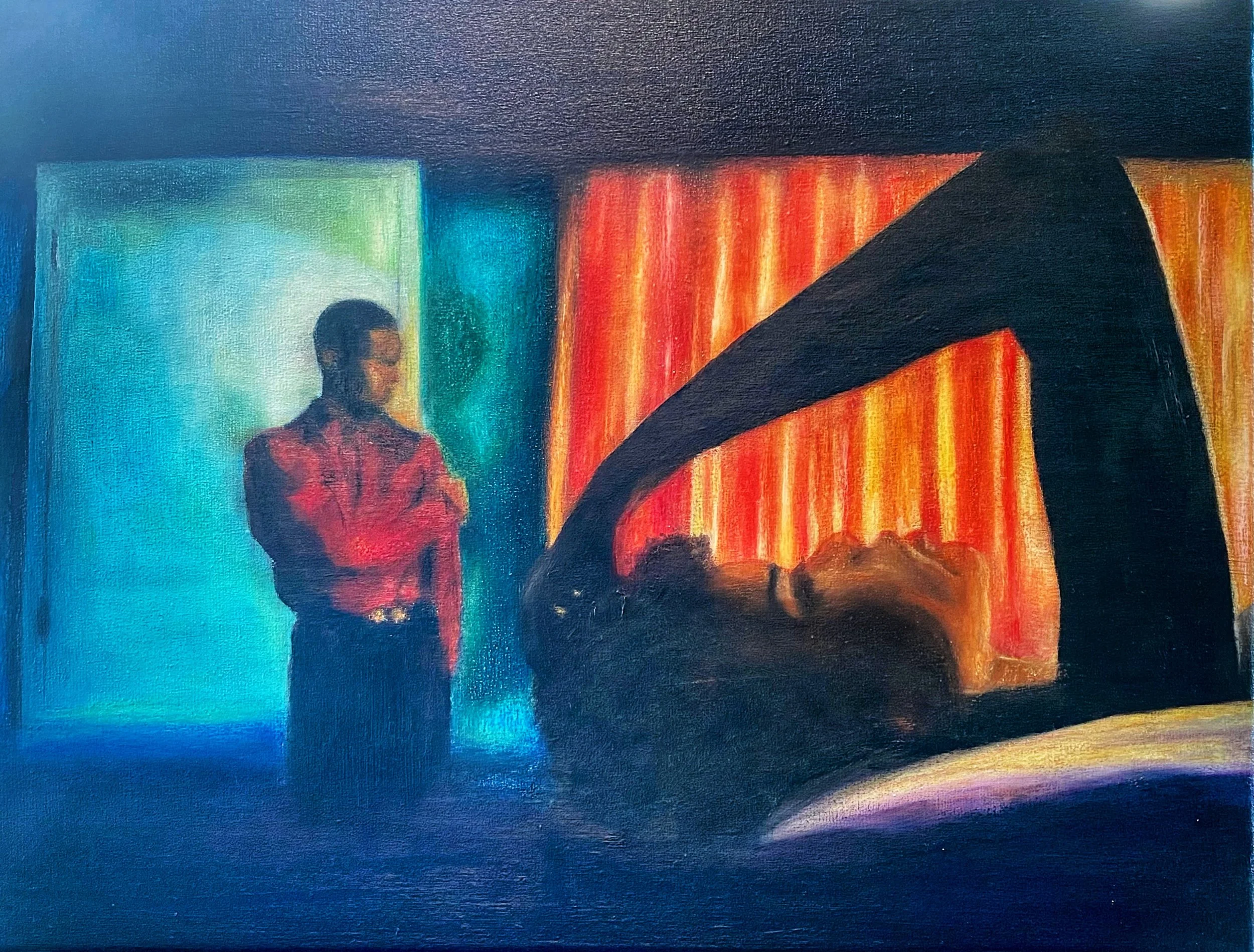 Billie | 30 x 40 cm | Ölfarbe auf Leinwand