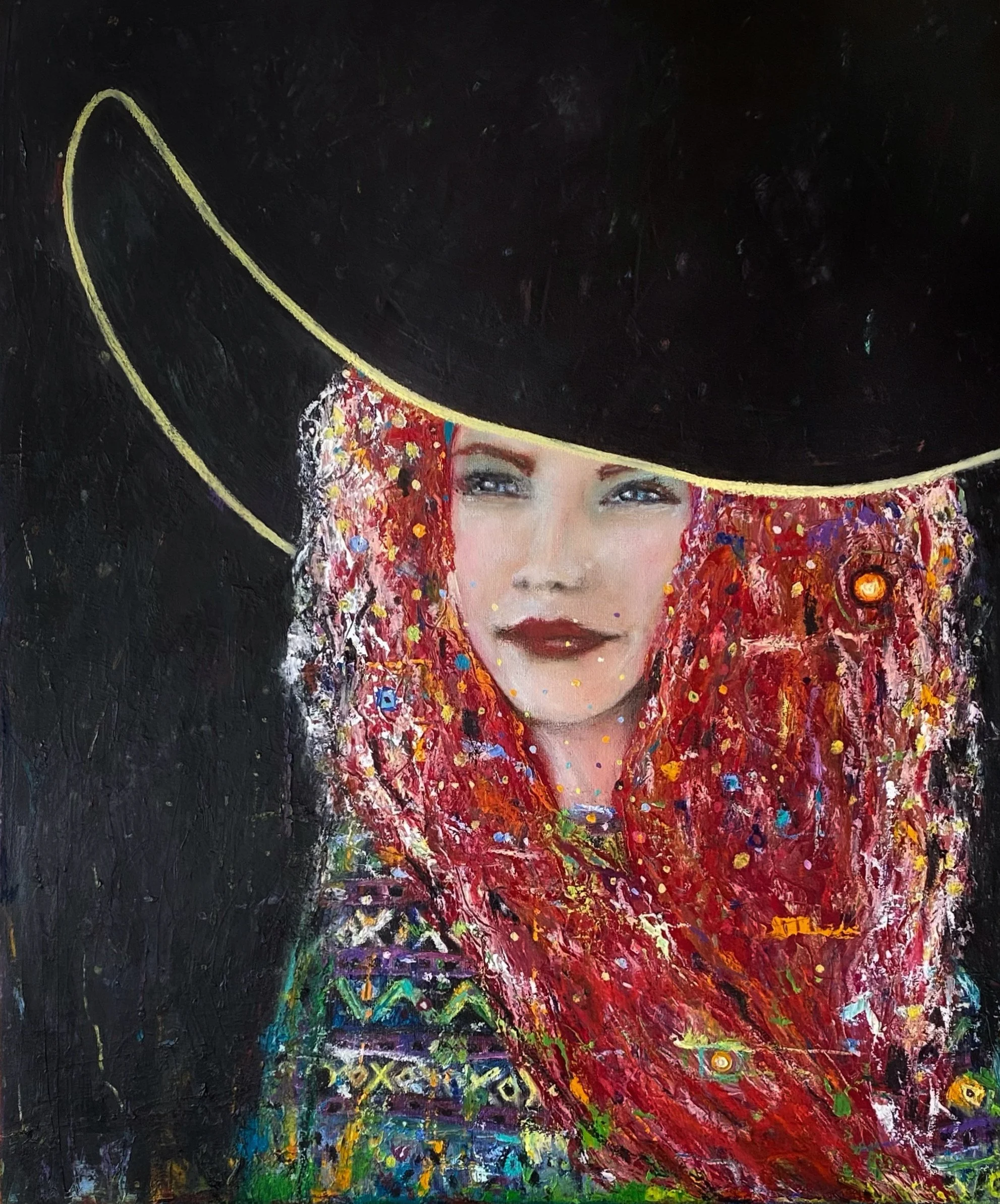 Löwenherz | 50 x 60 cm | Ölfarbe auf Leinwand