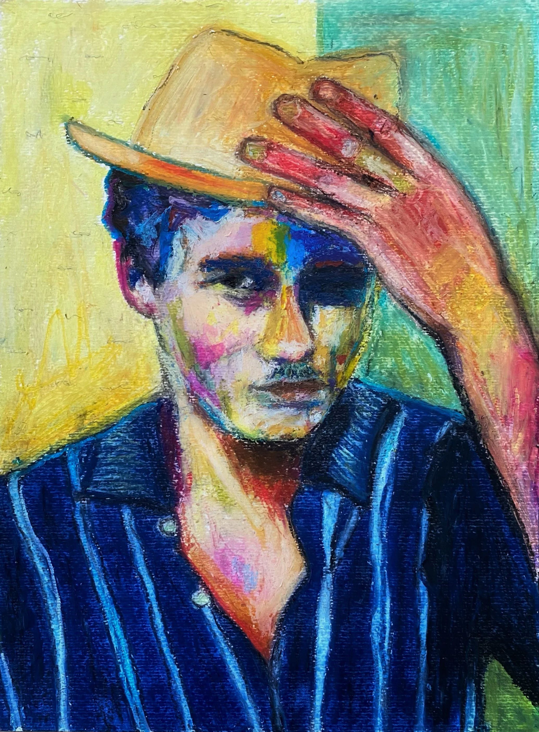 Sie nannten ihn Jonny | ca. 24 x 32 cm | Ölpastell-Kreide auf Papier