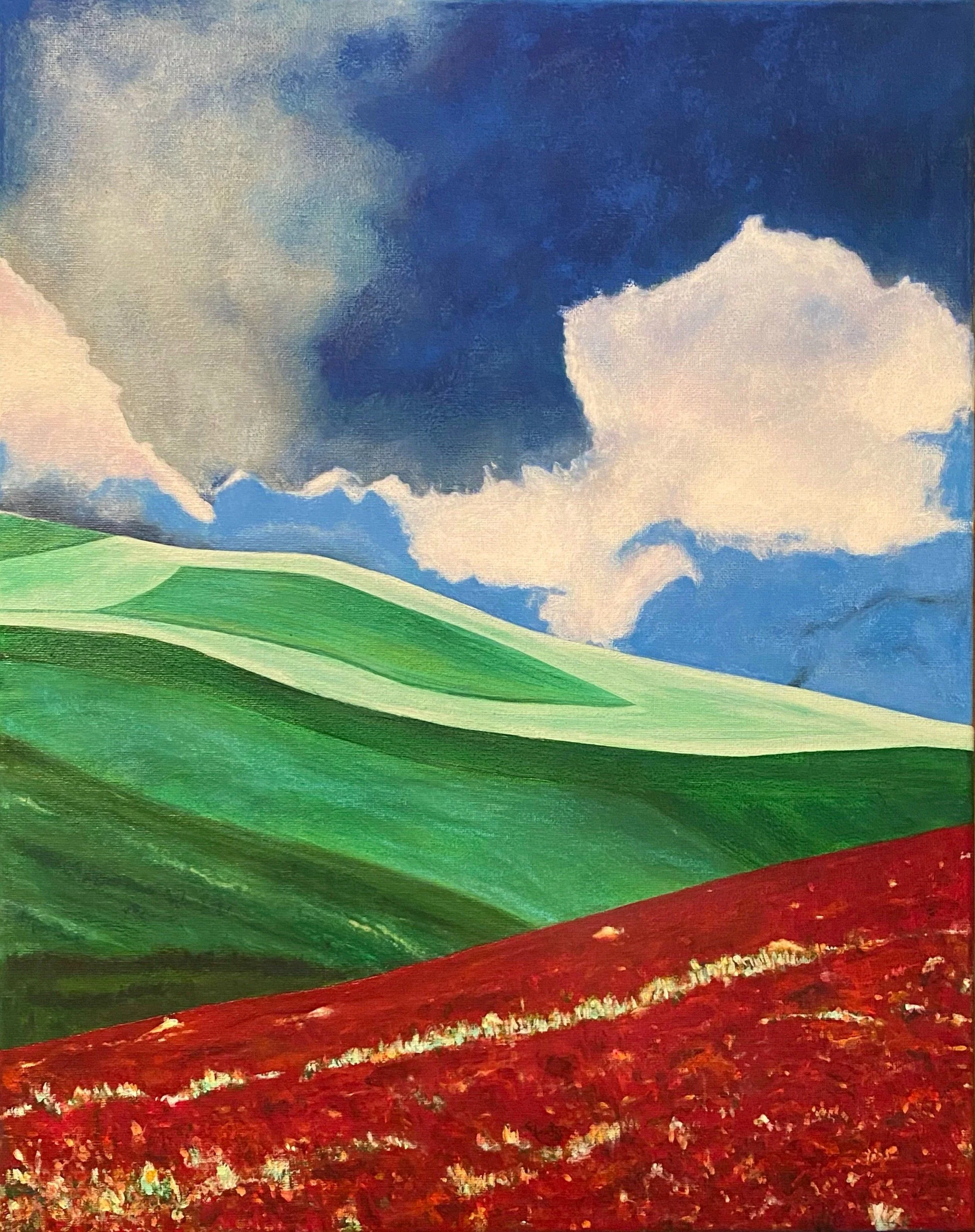 Landscape I | 50 x 40 cm | Acrylfarbe auf Leinwand