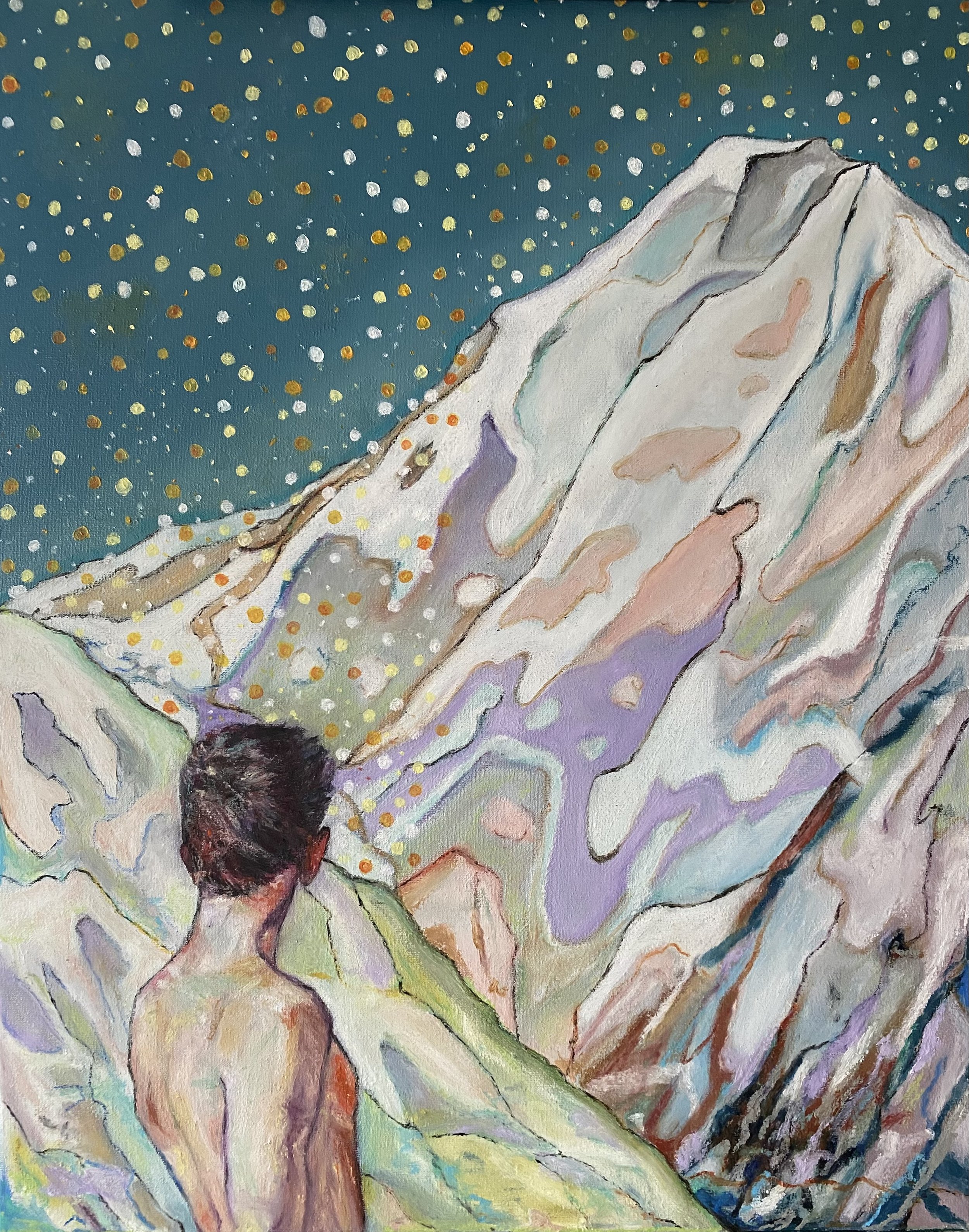 better days | 40 x 50 cm | Ölfarbe auf Leinwand