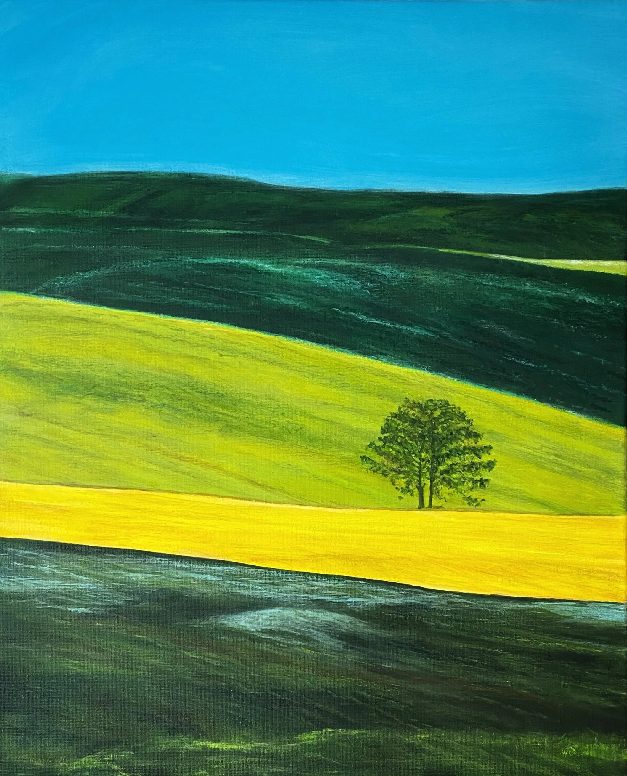 Landscape III | 50 x 40 cm | Acrylfarbe auf Leinwand