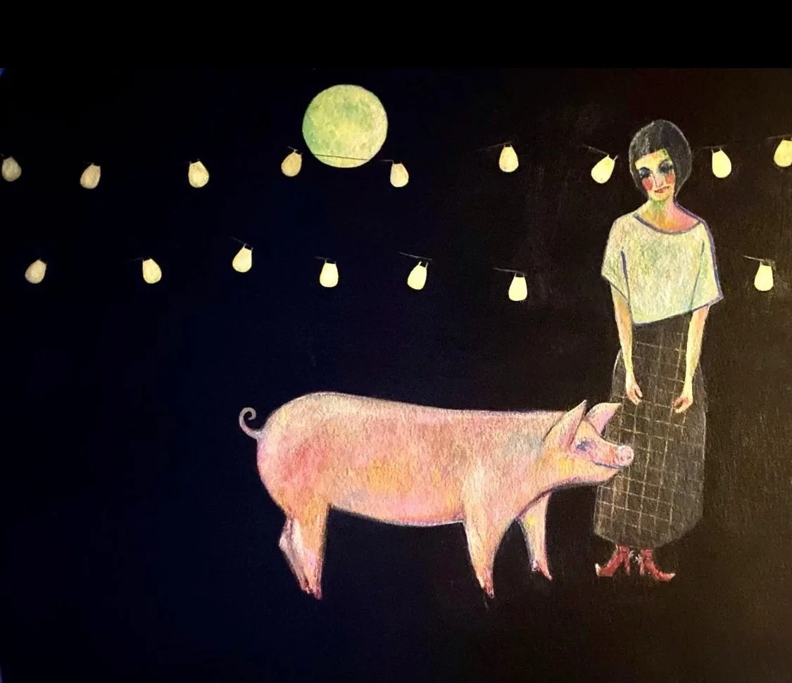 The pic | 71 x 56 cm | Ölfarbe auf Karton