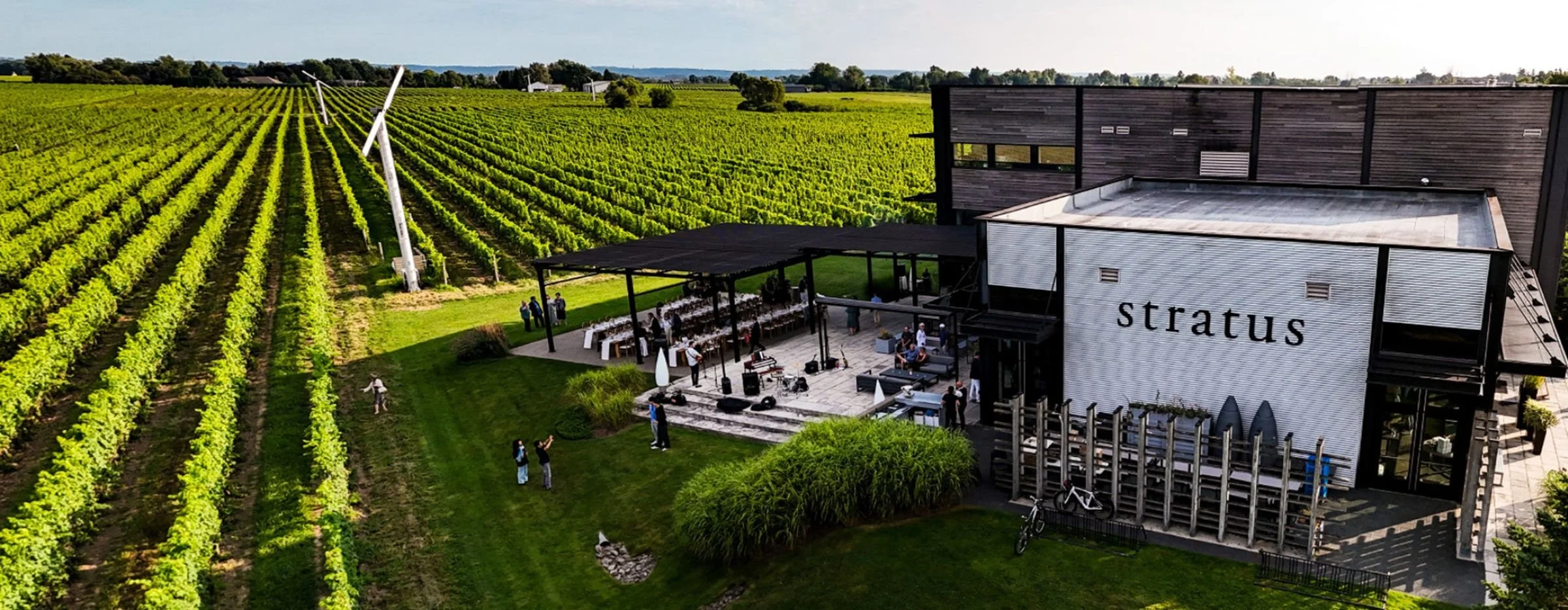 Stratus Vineyards estate and vineyards in Niagara-on-the-Lake, featured in Curated Luxury corporate and executive retreat experiences