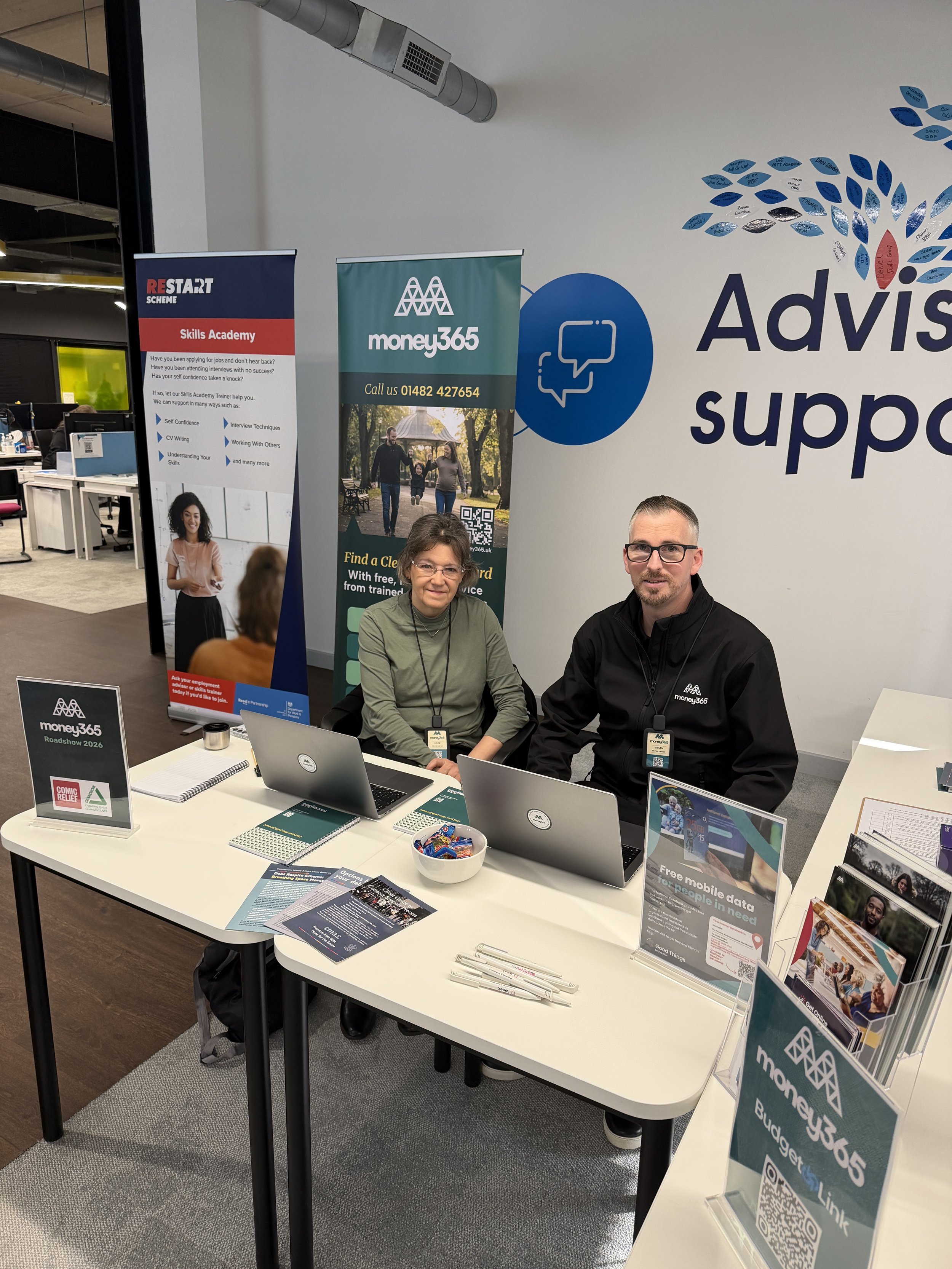 money365 team at a community workshop