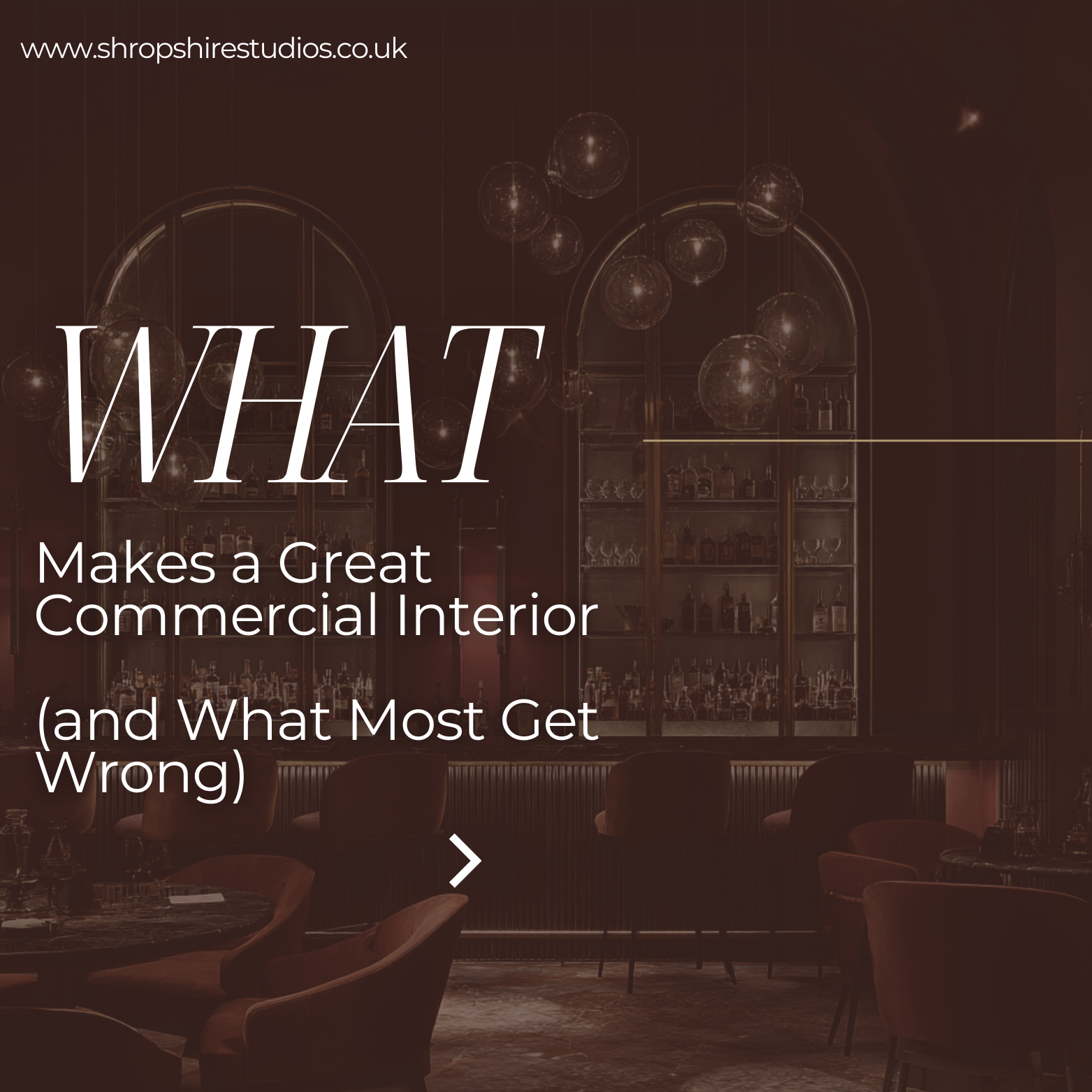 Interior of a bar or lounge with dim lighting, contemporary pendant lights, a bar counter, and chairs, featuring dark tones and modern decor.