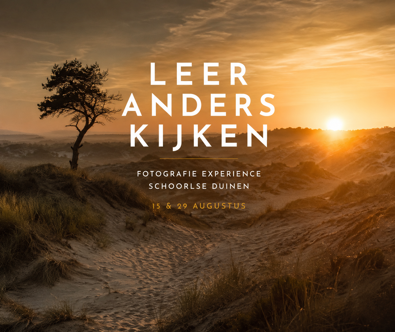 Photography Experience Schoorlse Duinen | 29 augustus 2026 | 18:00 – 21:00