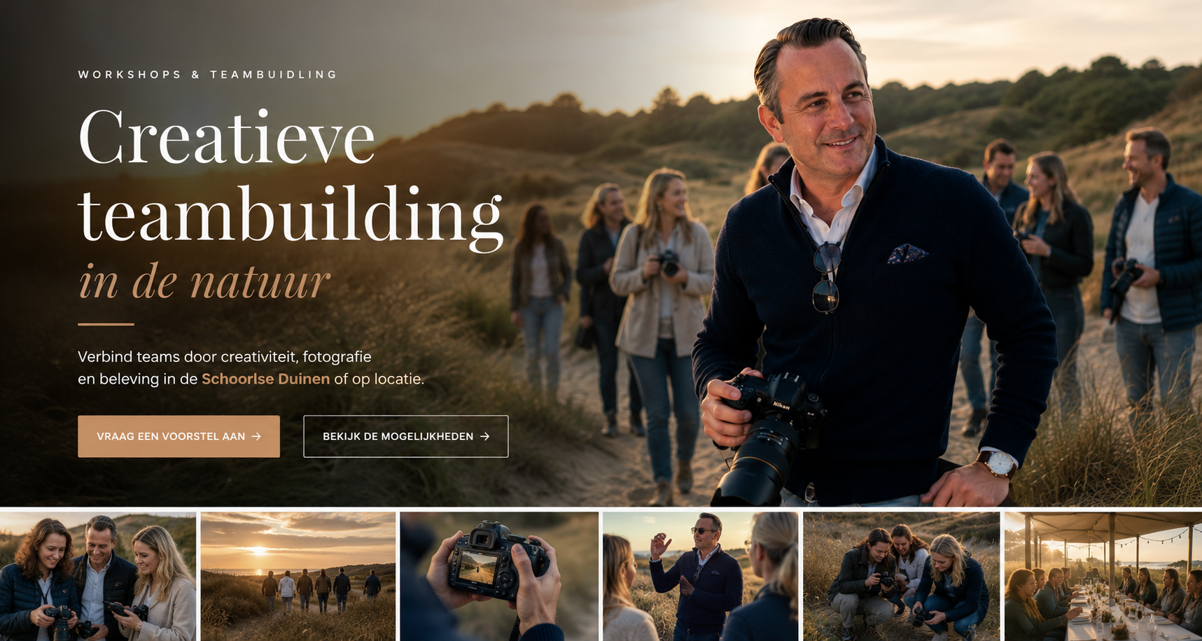 Teambuilding fotografie challenge