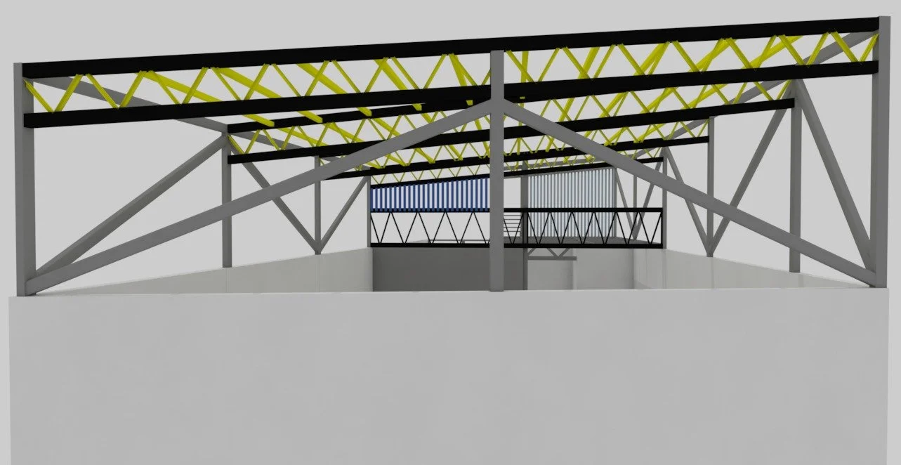 Elaboracion de planos constructivo y gestión de permisos para una bodega industrial en el salvador