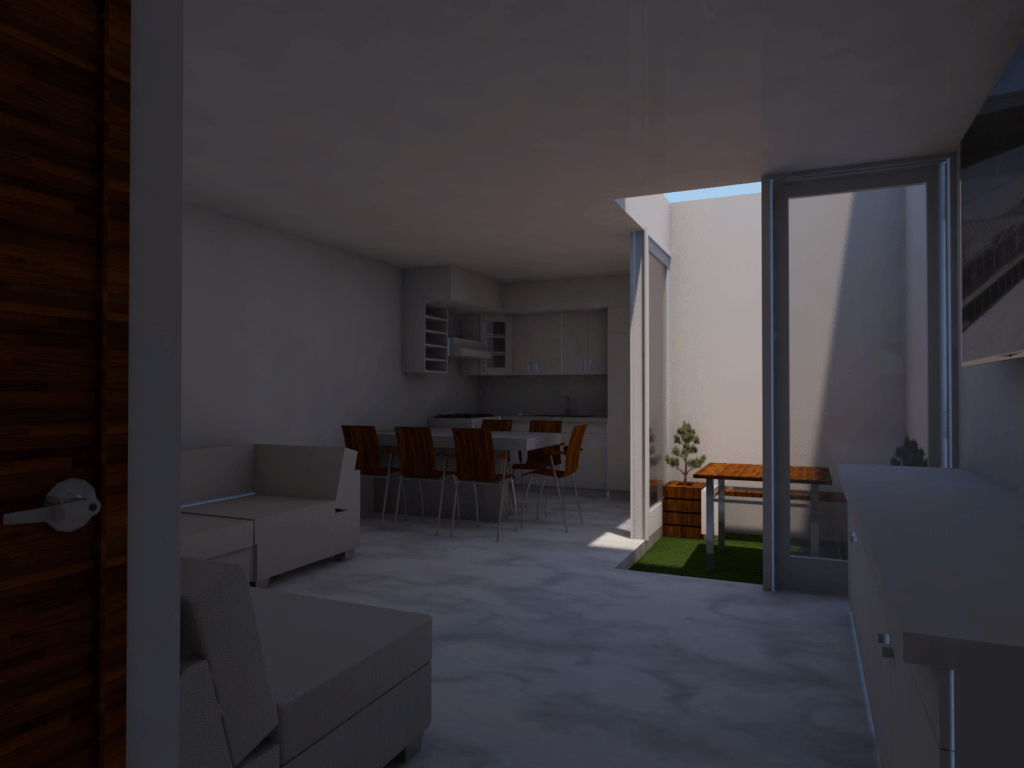 Diseño interior amplio y ambientado con iluminación natural