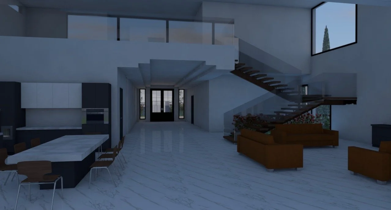 Doble altura diseño estructural