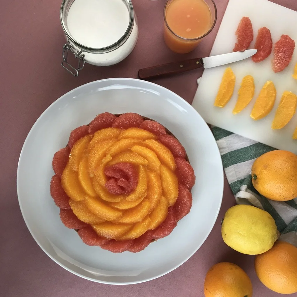Tarta de cítricos
