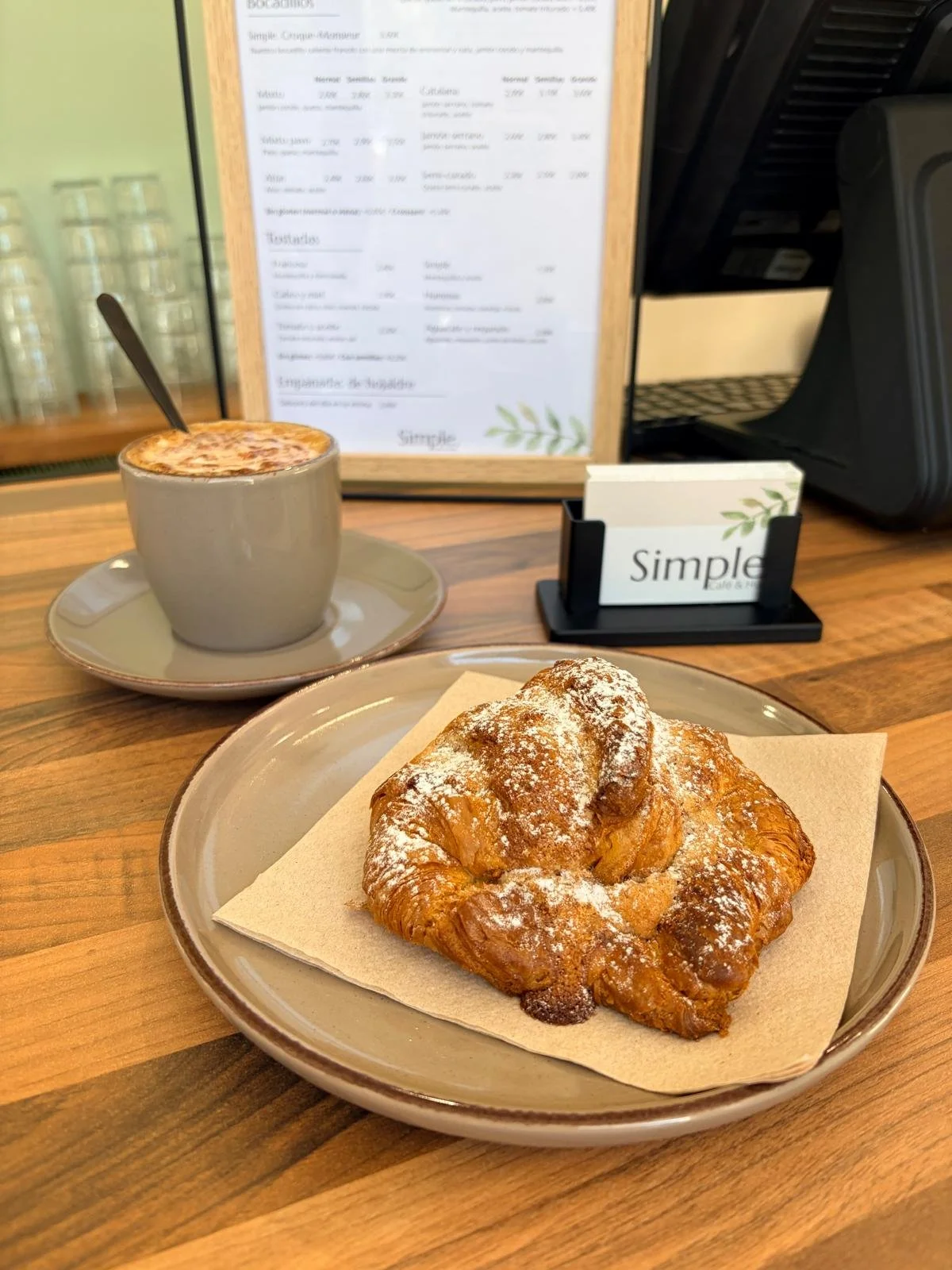 Croissant de almendras