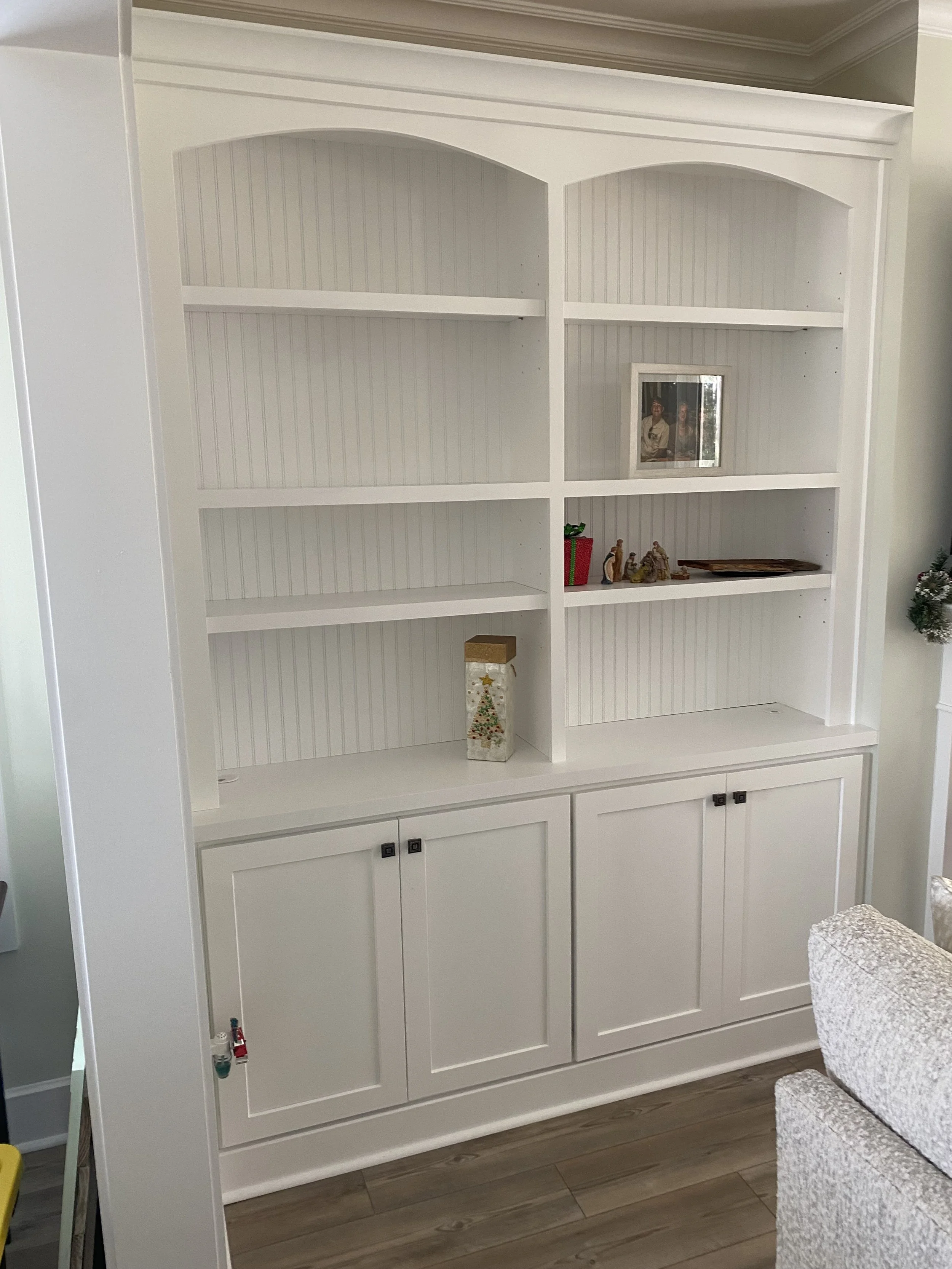 Custom built-ins for living room.