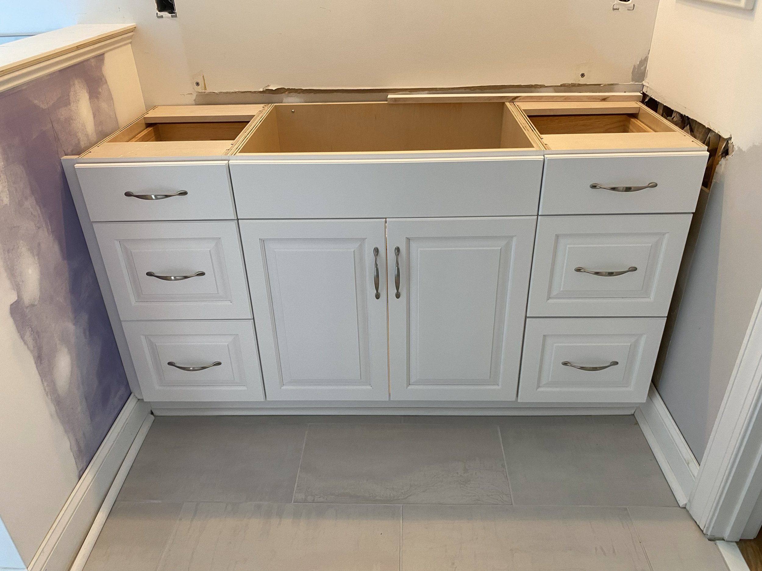 Custom Vanity with Drawers