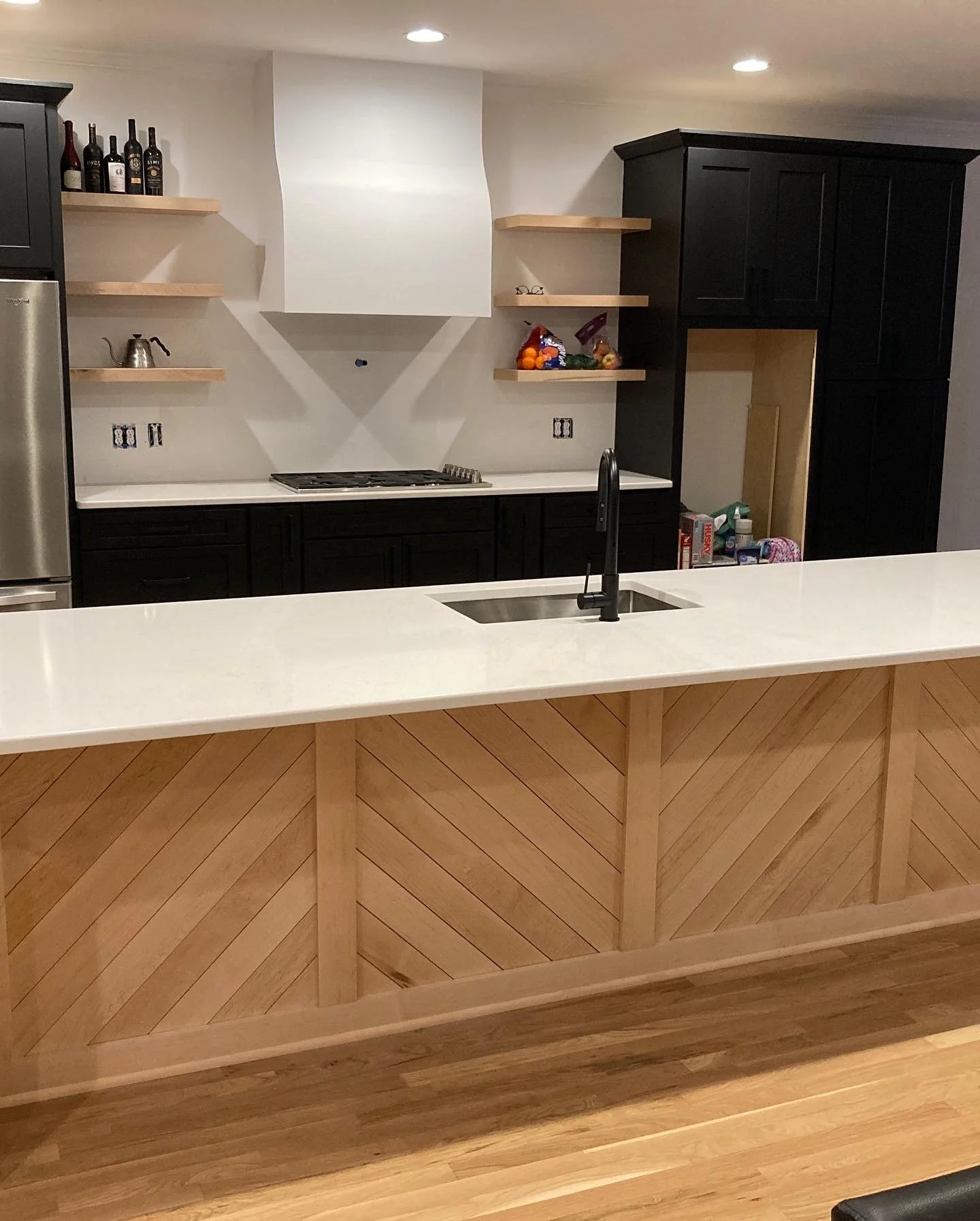 Custom island with custom hood