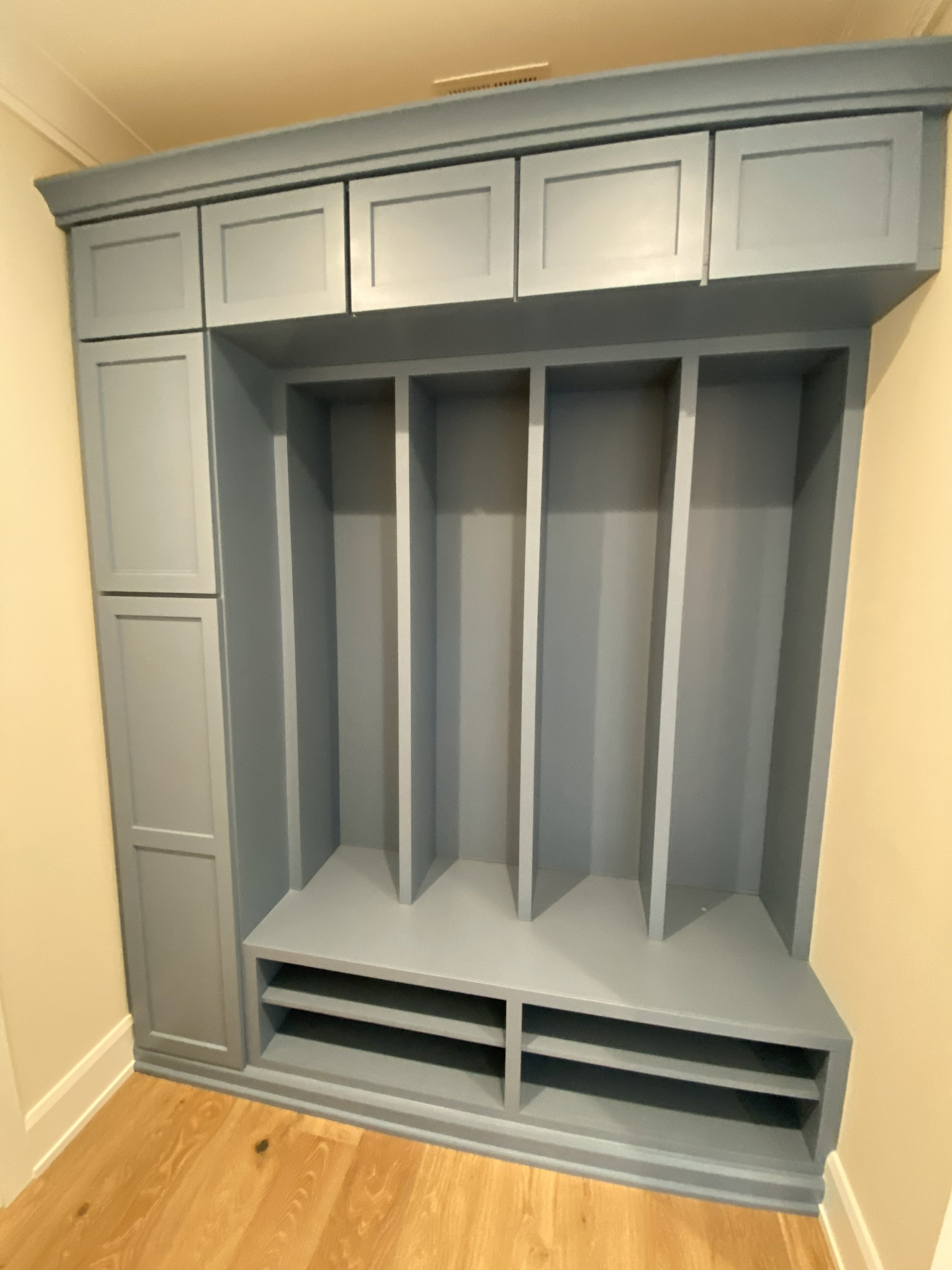 Custom hall tree built-ins