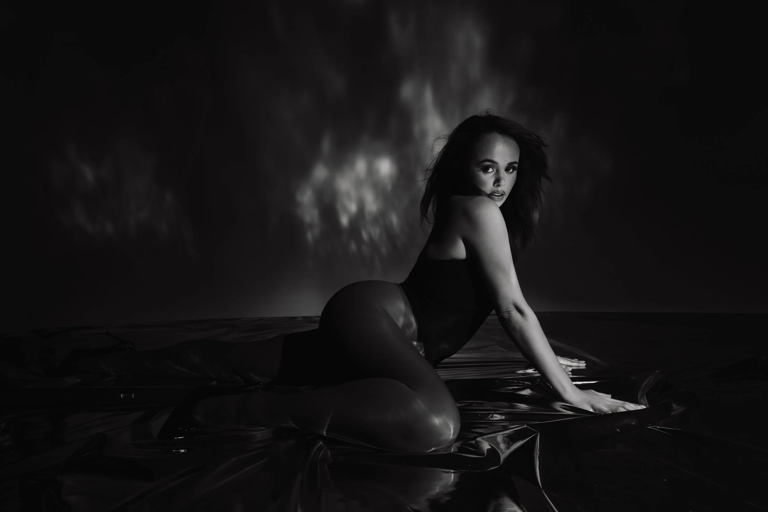 Content creation shoot inside The Space MCR photography studio