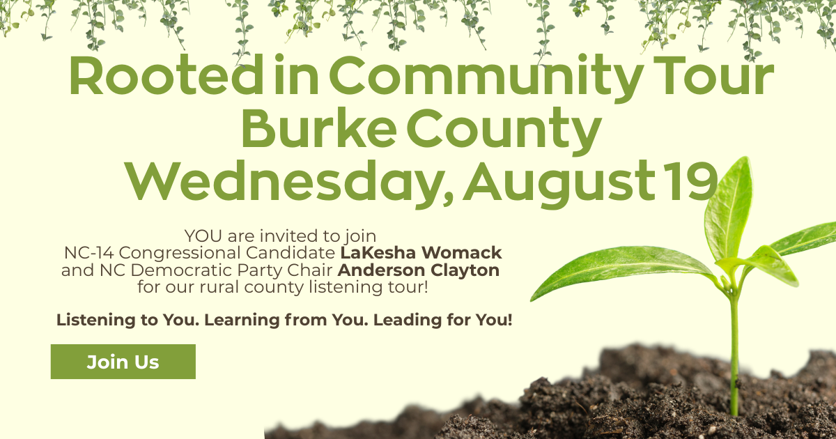 Rooted in Community: Burke County Listening Tour