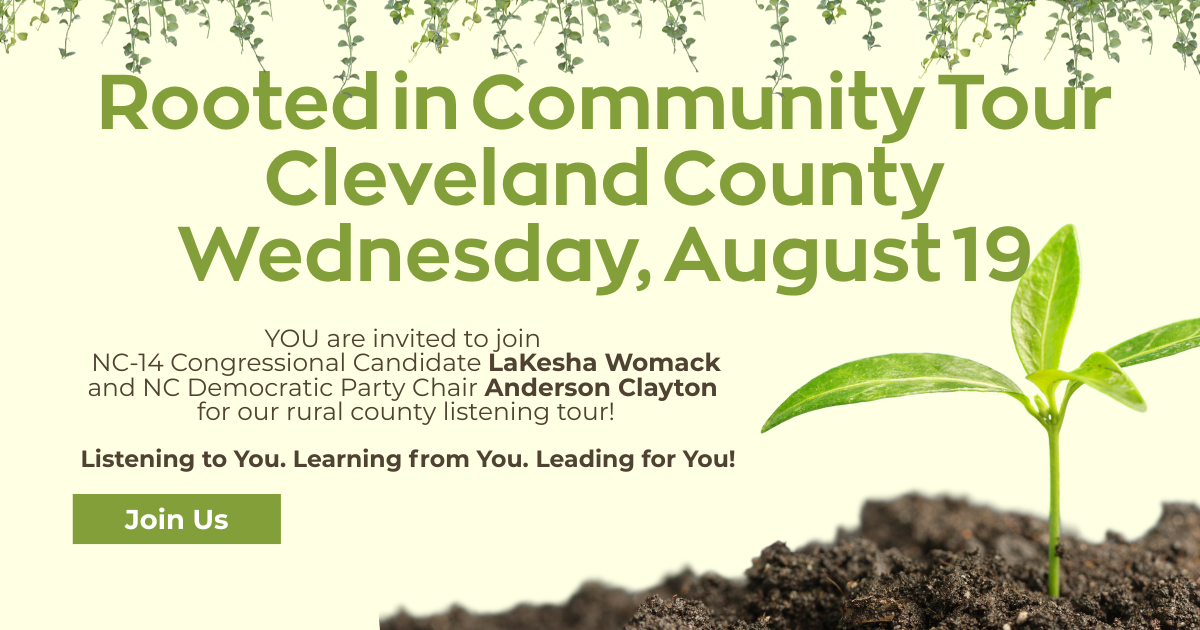 Rooted in Community: Cleveland County Listening Tour