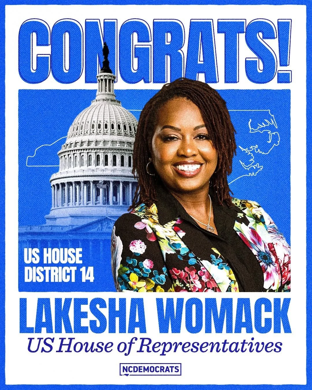 Thank you NC-14 for electing me to represent you in November!