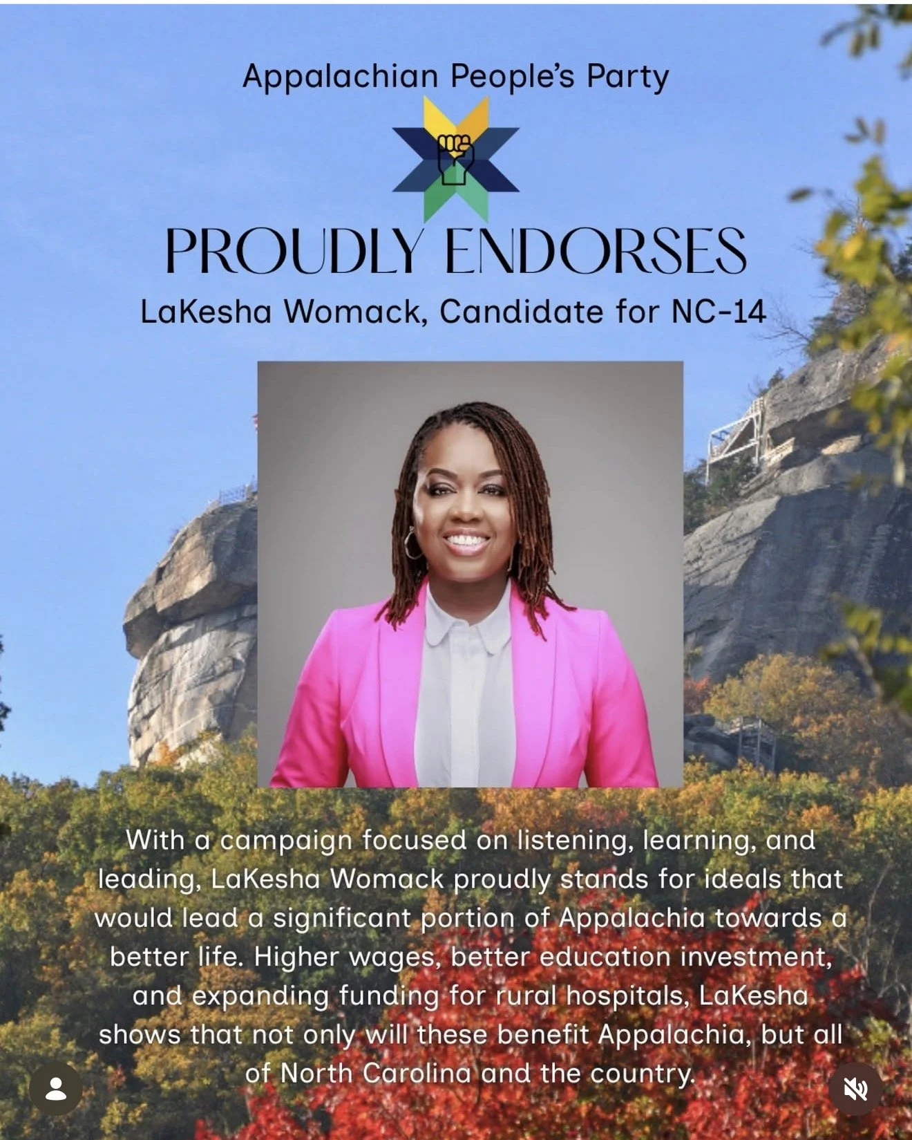 Endorsed by the Appalachian People's Party