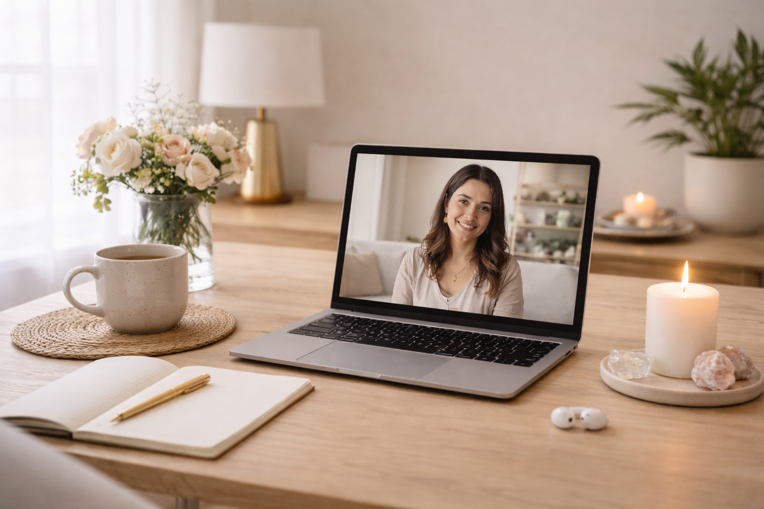 A calm visual representing individual therapy and counselling focused on emotional healing and self-awareness