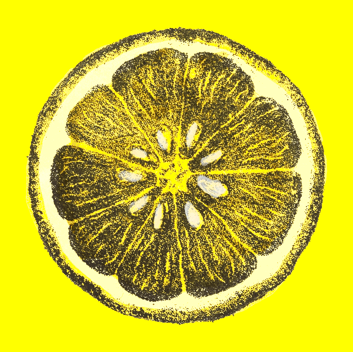 Spinning Lemon Illustration