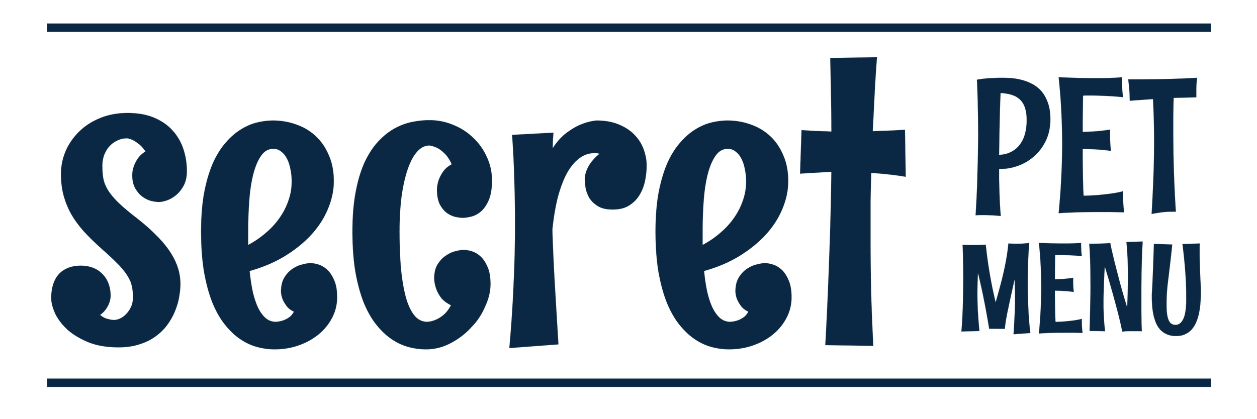 Word cloud with cafe menu items including small, large, and extra large options, hot chocolate, coffee, latte, all under a black bar, with a blue border.