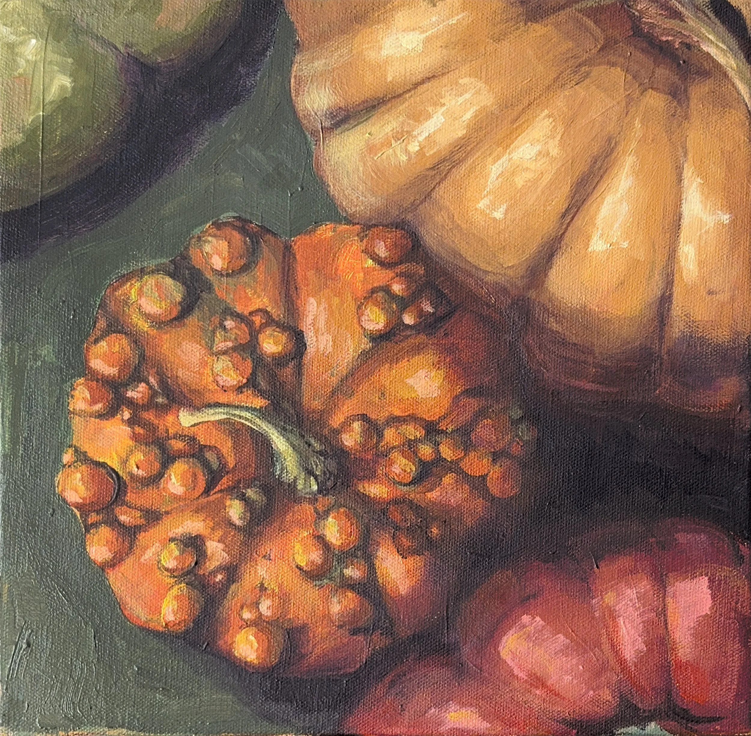 Orange Pumpkin Print