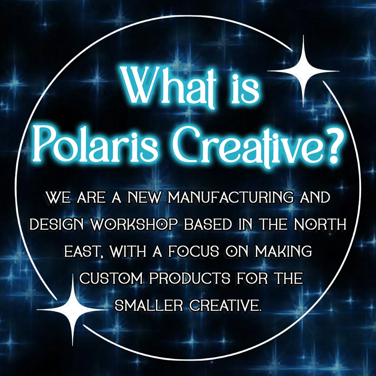 Are you:
- A self-employed artist?
- An indie band/musician?
- A passionate hobbyist?
- Or just someone who'd like their designs on various wares?

Get in contact and see how we can bring your ideas to life ✨

🌐www.polariscreative.co.uk 📧info@polar