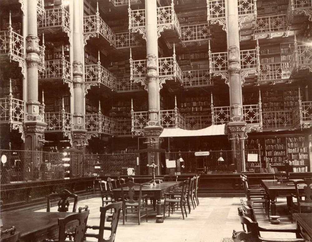 The old Detroit Library Reading Room