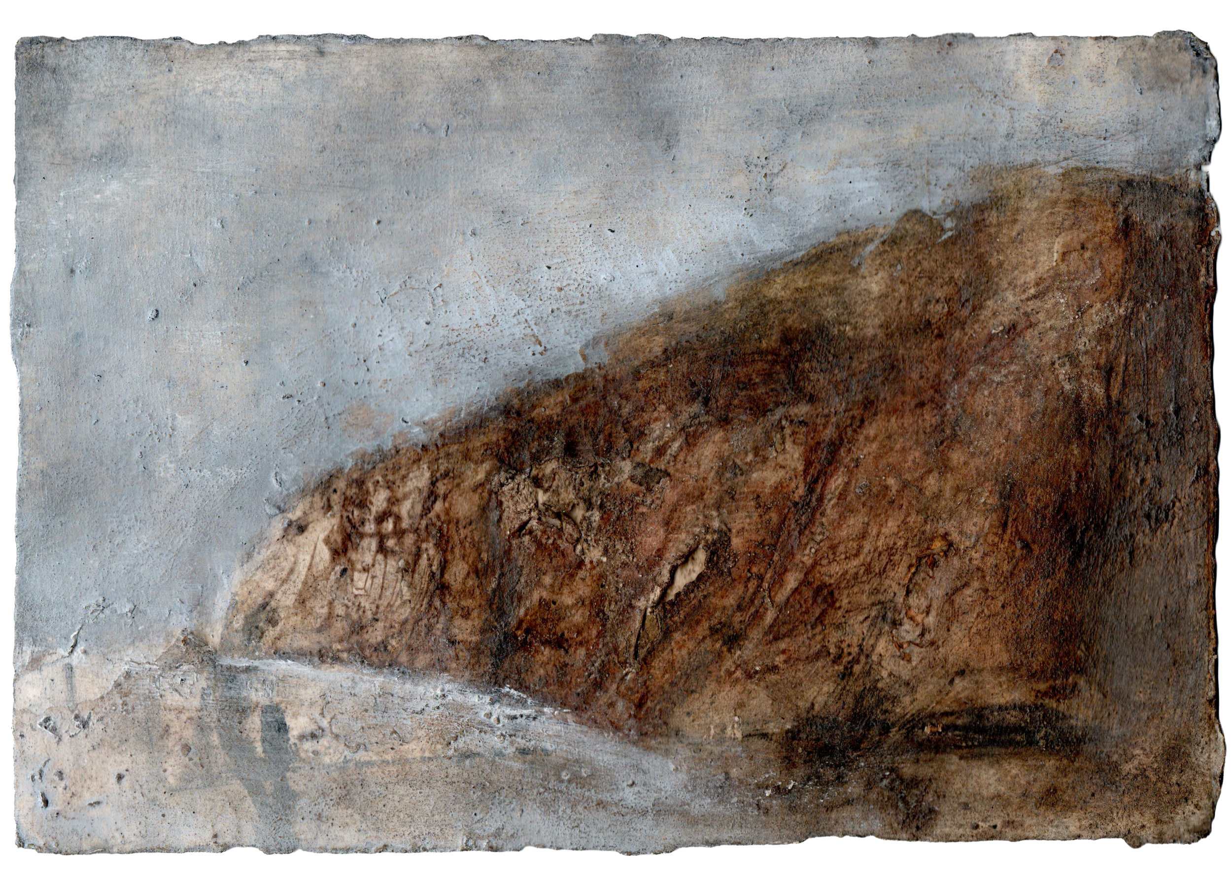 Church Ope Cove to the Bill Mixed Media on paper, 29.2 cm x 19.4 cm, 2026  