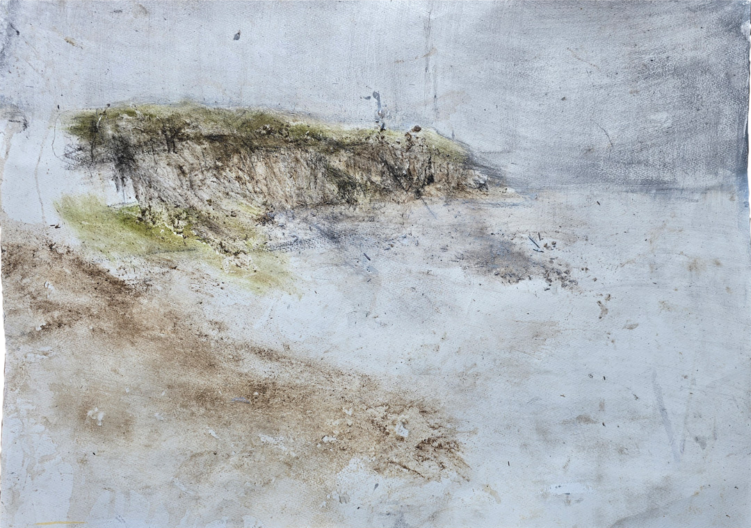West Weares Mixed Media on paper, 76.5 cm x 59 cm, 2026  