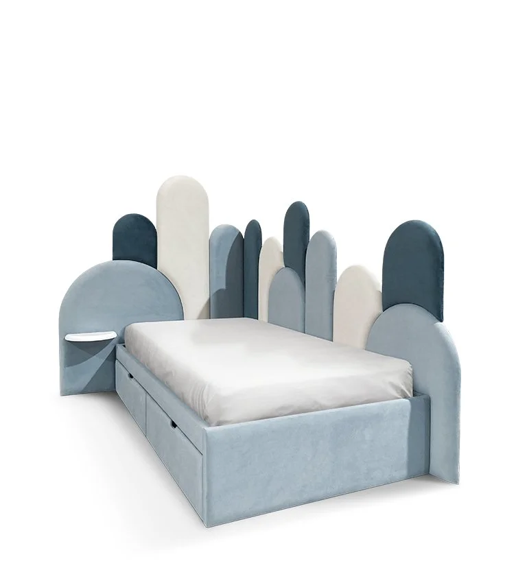 Merida Corner Bed Standard Version with 2 Drawers (New)