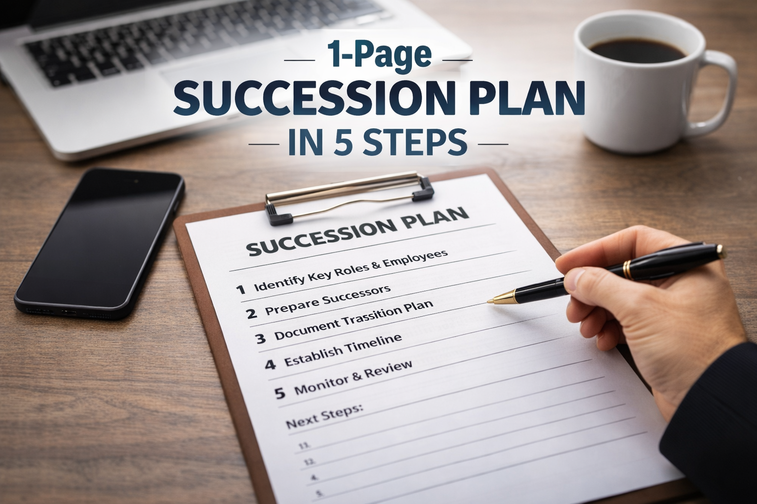 The 1 Page Succession Plan in 5 Steps