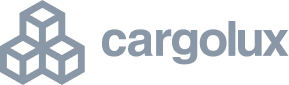 Cargolux logo with a hexagonal geometric design and company name